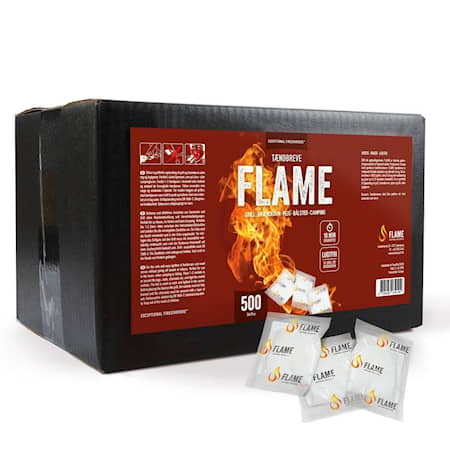 Flame Braständare Storpack, 500 st Tändpåsar