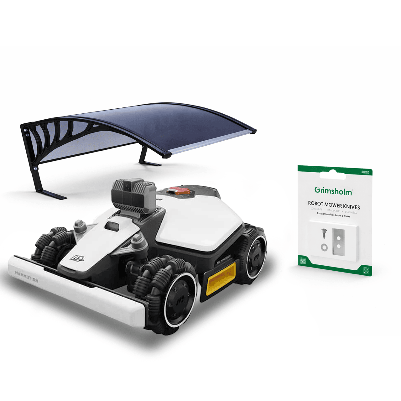 Mammation Luba mini AWD LiDAR 1500 robotgressklipper plusspakke