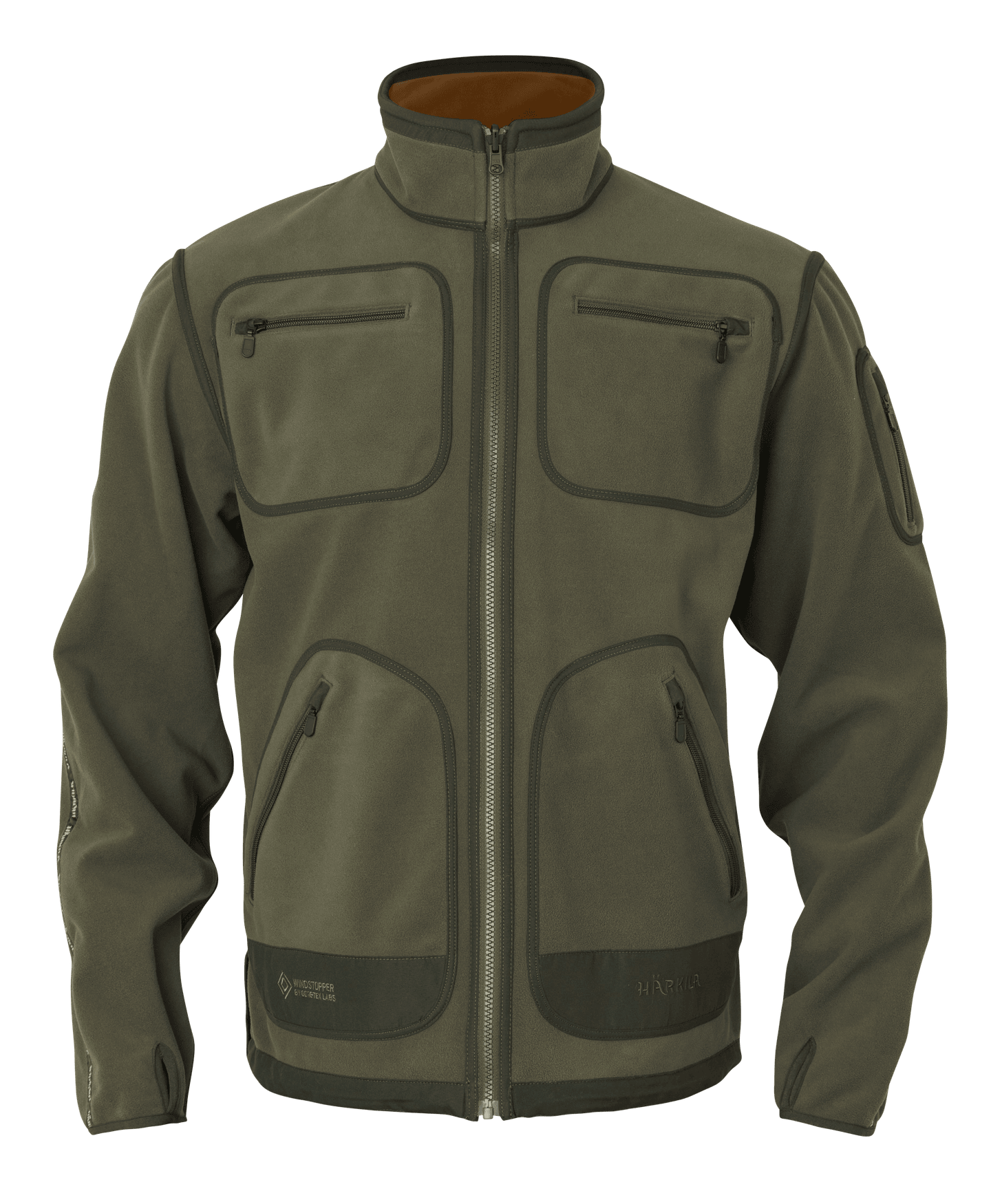 Härkila Kamko Fleece Men Forest Night/Rustique Clay