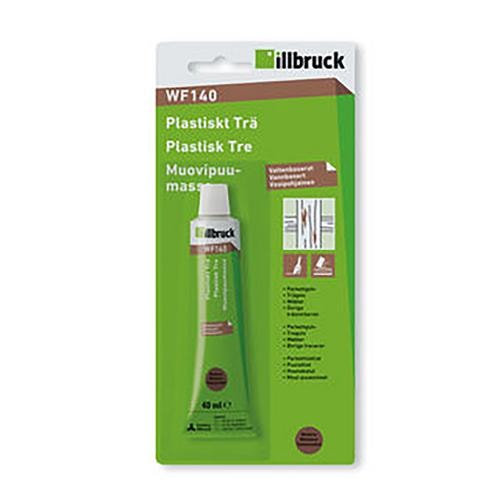 Illbruck Plastiskt trä 40ml, mörkbrun