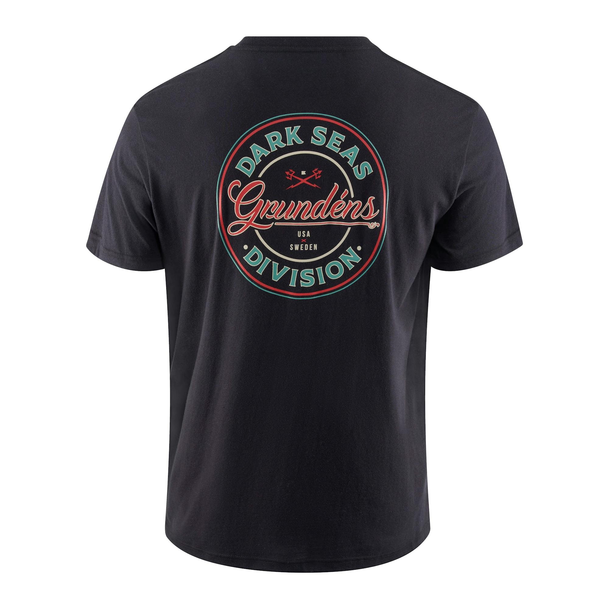 Grundens Dark Seas X Grundens Instinctive SS T-Shirt Men Black