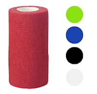 Självhäftande bandage 10cmx4,5m, Röd