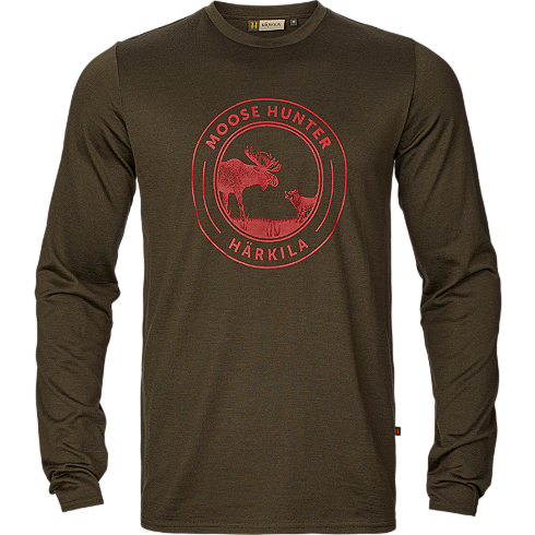 Härkila Game Långärmad T-shirt Willow Green Moose M