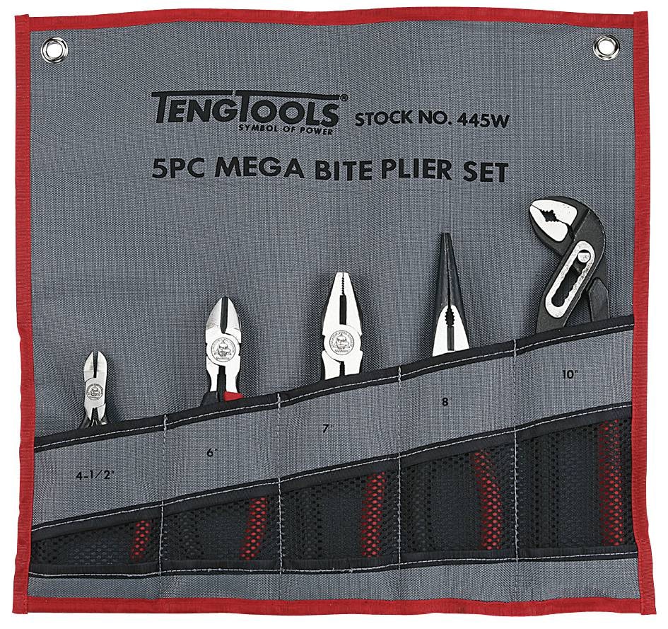 Teng Tools Tångsats 445W 5 delar