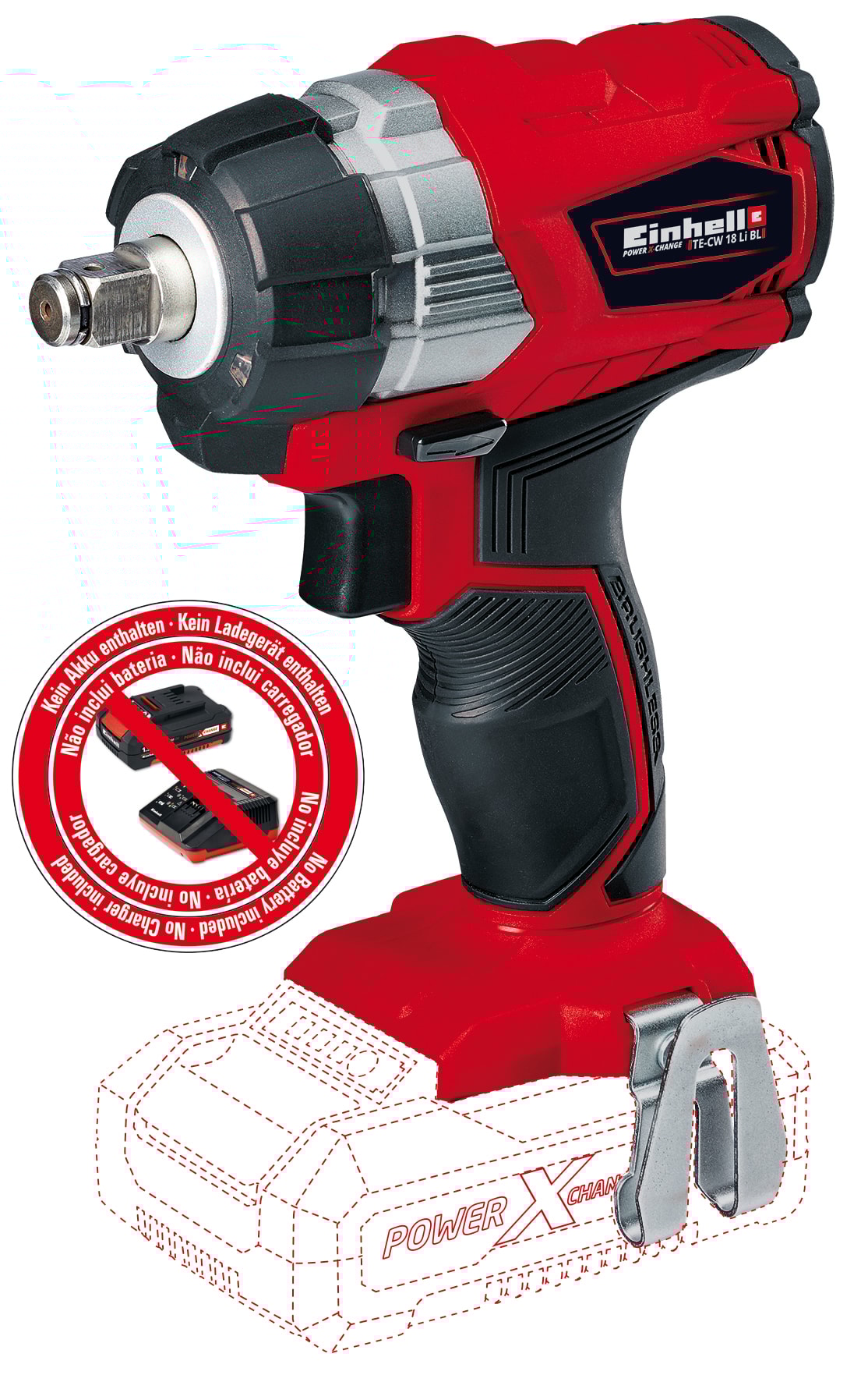 Einhell TE-CW 18 Li BL Solo Batteridriven slagmaskin