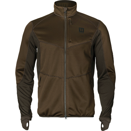 Härkila Scandinavian Fleecejacka Herr Willow Green/Deep Brown