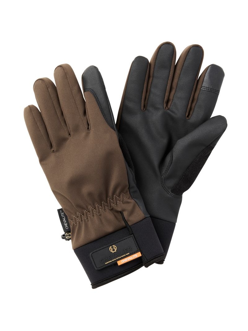 Chevalier Waterproof Warm Shooting Gloves Leather Brown