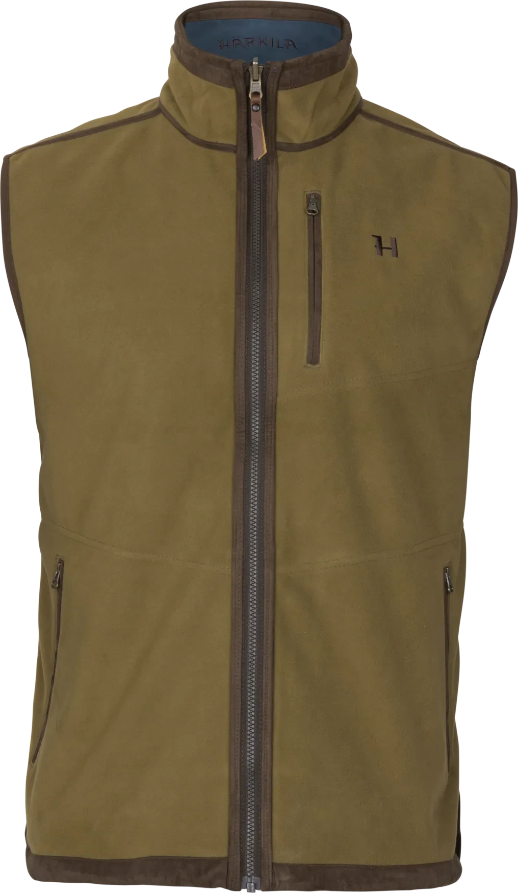 Härkila Kamko Estate WSP Reversible Vest Herre Dark olive/Sea blue 3XL