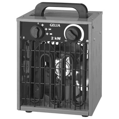 Gelia Värmefläkt Bygg 2000W