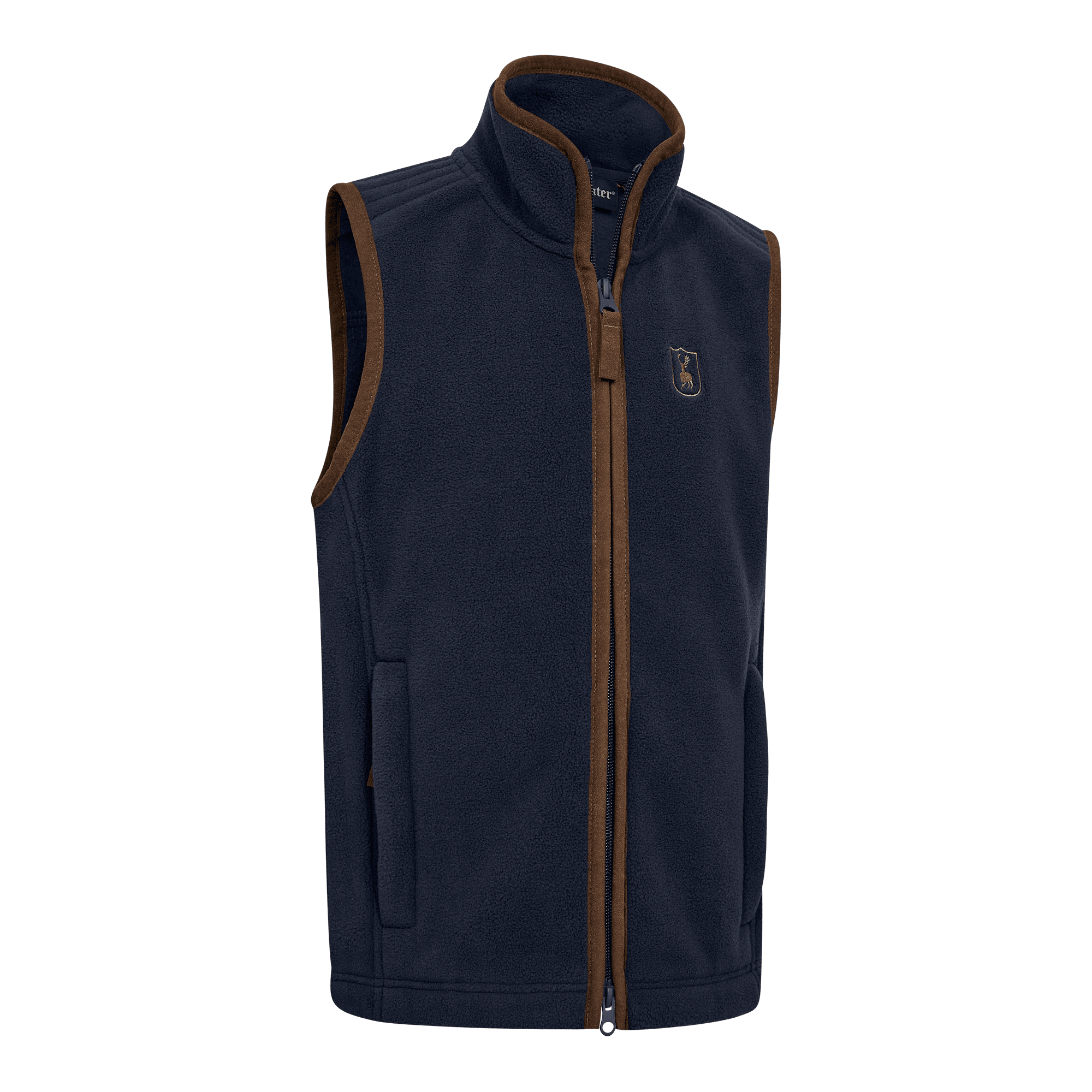 Deerhunter Youth Cumbria Fleece Waistcoat Dark Blue