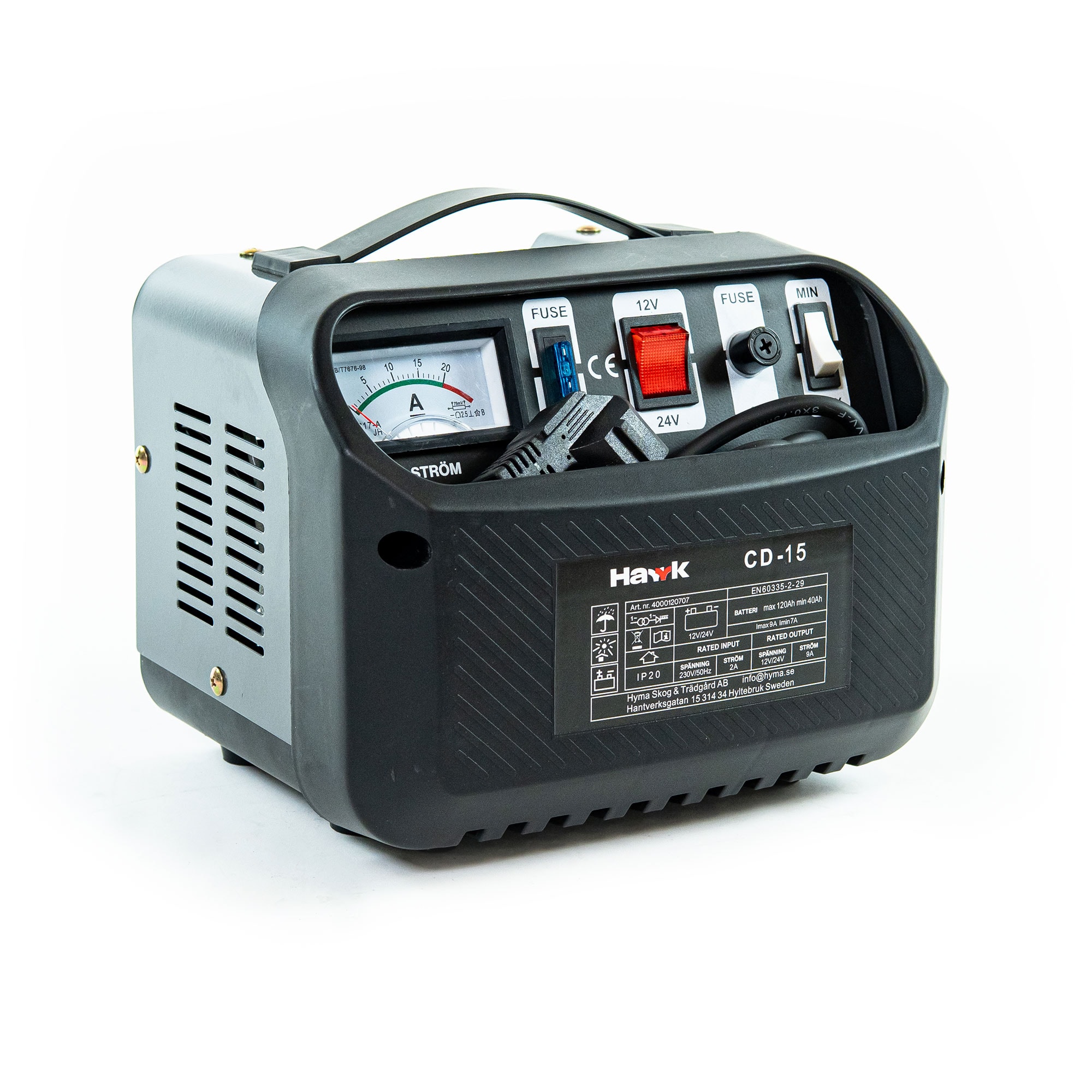 Hawk Batterieladegerät CD-15 12/24 V 9 A