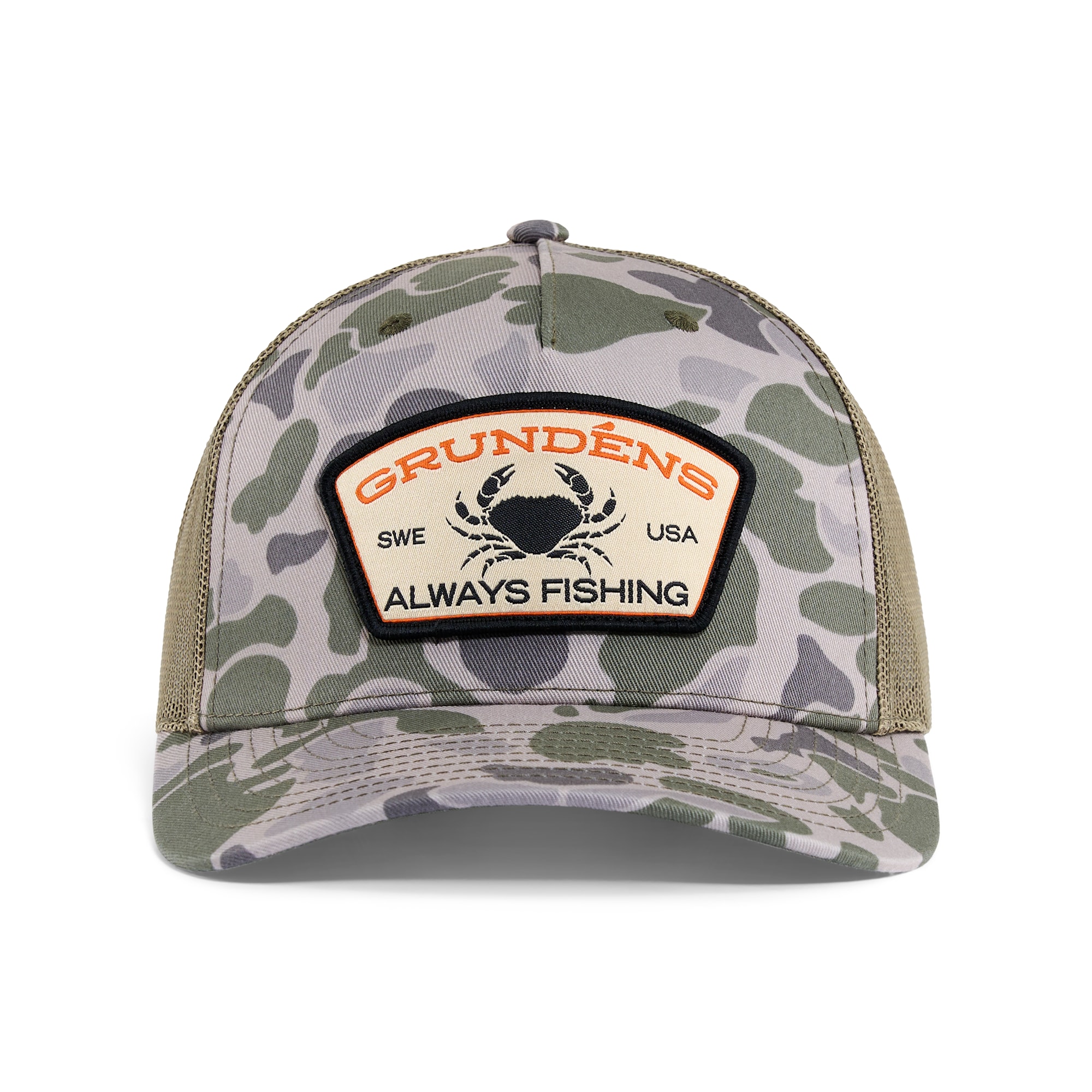Grundéns Always Fishing Trucker Marsh Camo