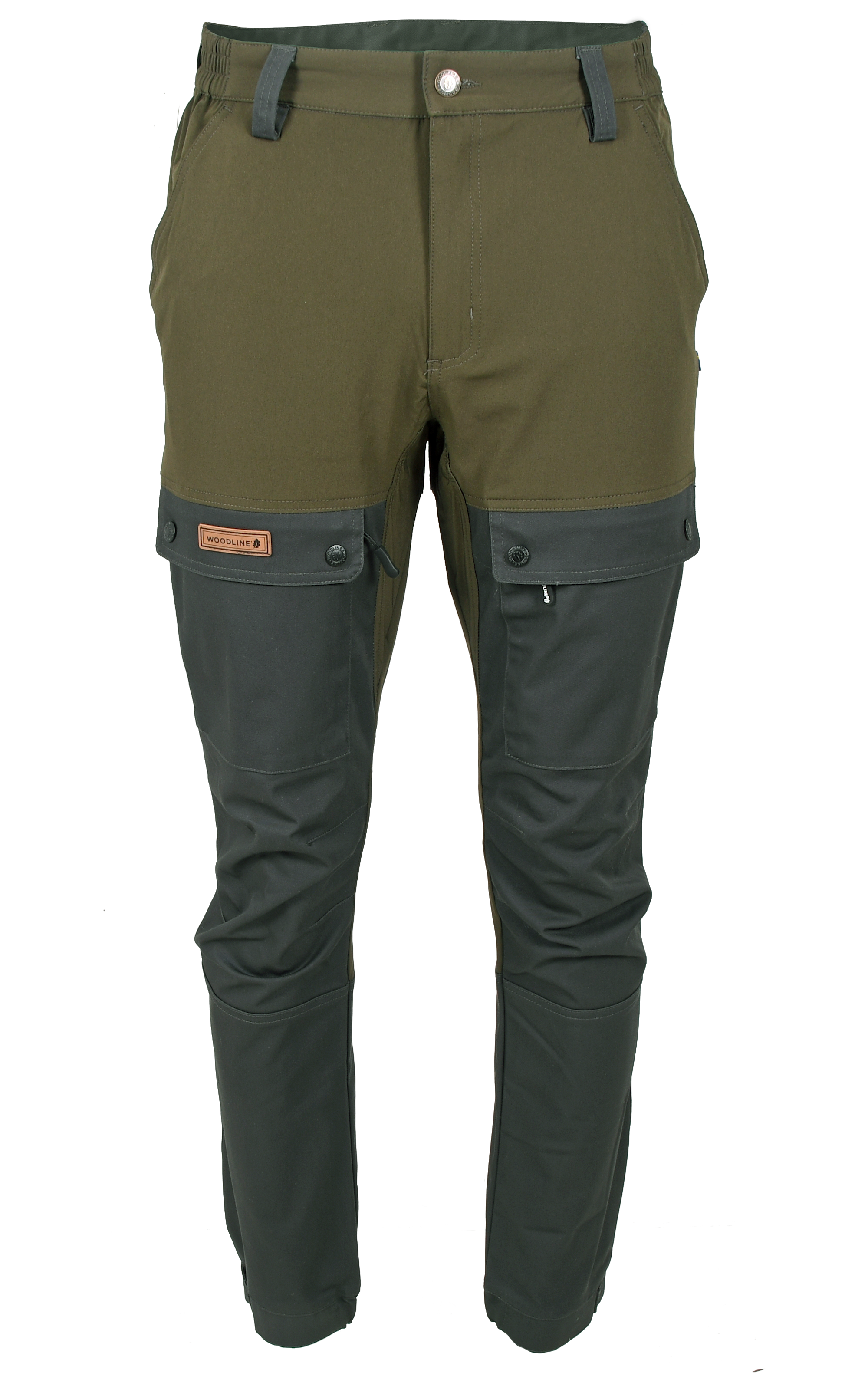 Woodline Boksund Miesten Housut Vihreä/harmaa