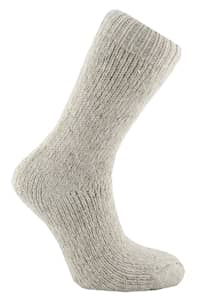 Eskimo-Socken aus Wolle Grau