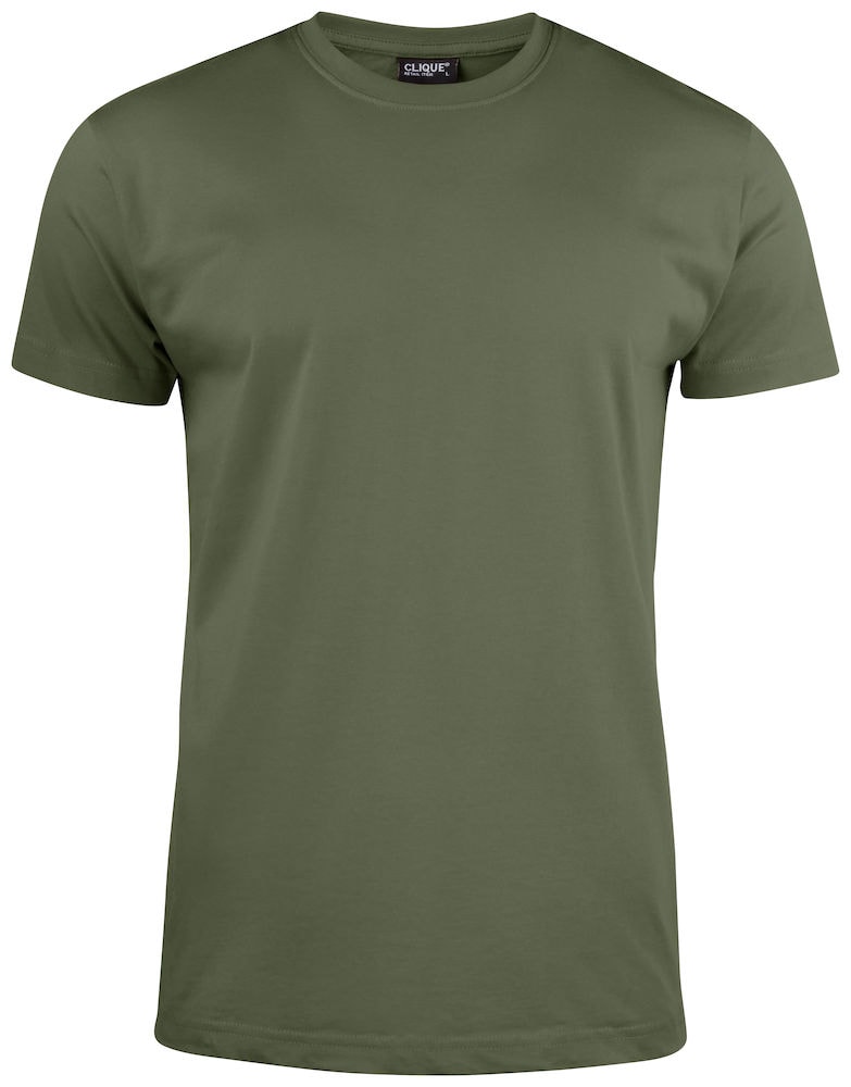 Clique T-shirt Herr Army Green L
