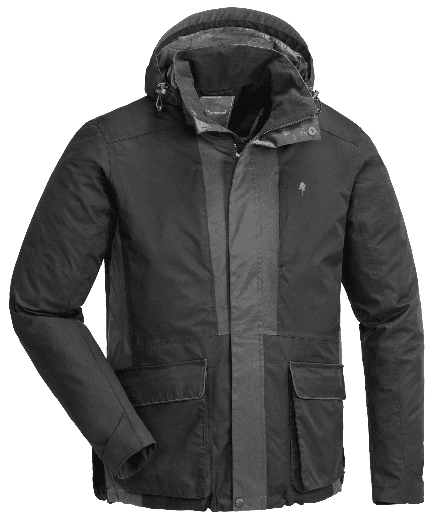 Pinewood Dog Sports 2.0 Jacka Herr Black/Dark Anthracite 4XL