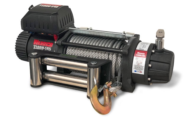Warrior Winches T1000-145 Severe Duty Vinsch, 24V Stålvajer
