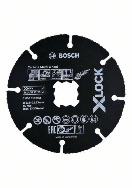 Bosch Kapskiva Carbide Multi Wheel HM X-Lock