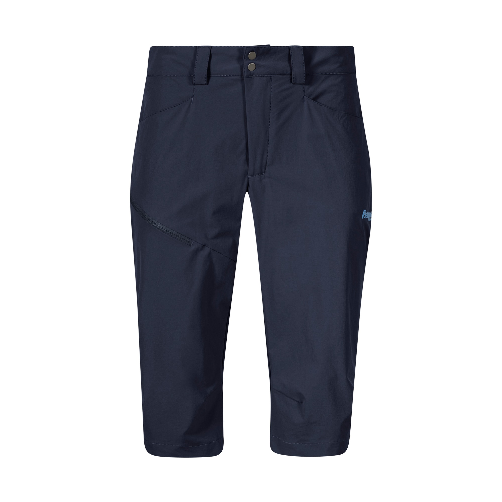 Bergans Vandre Light Softshell Long Shorts Women Navy Blue