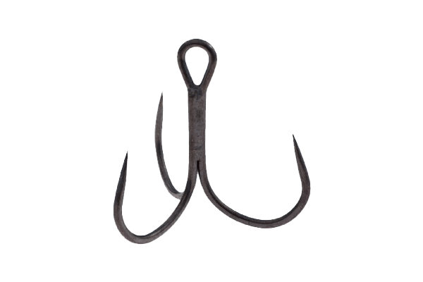 Owner STT-33MF Barbless Treble Hook, stl 2/0 4-pack