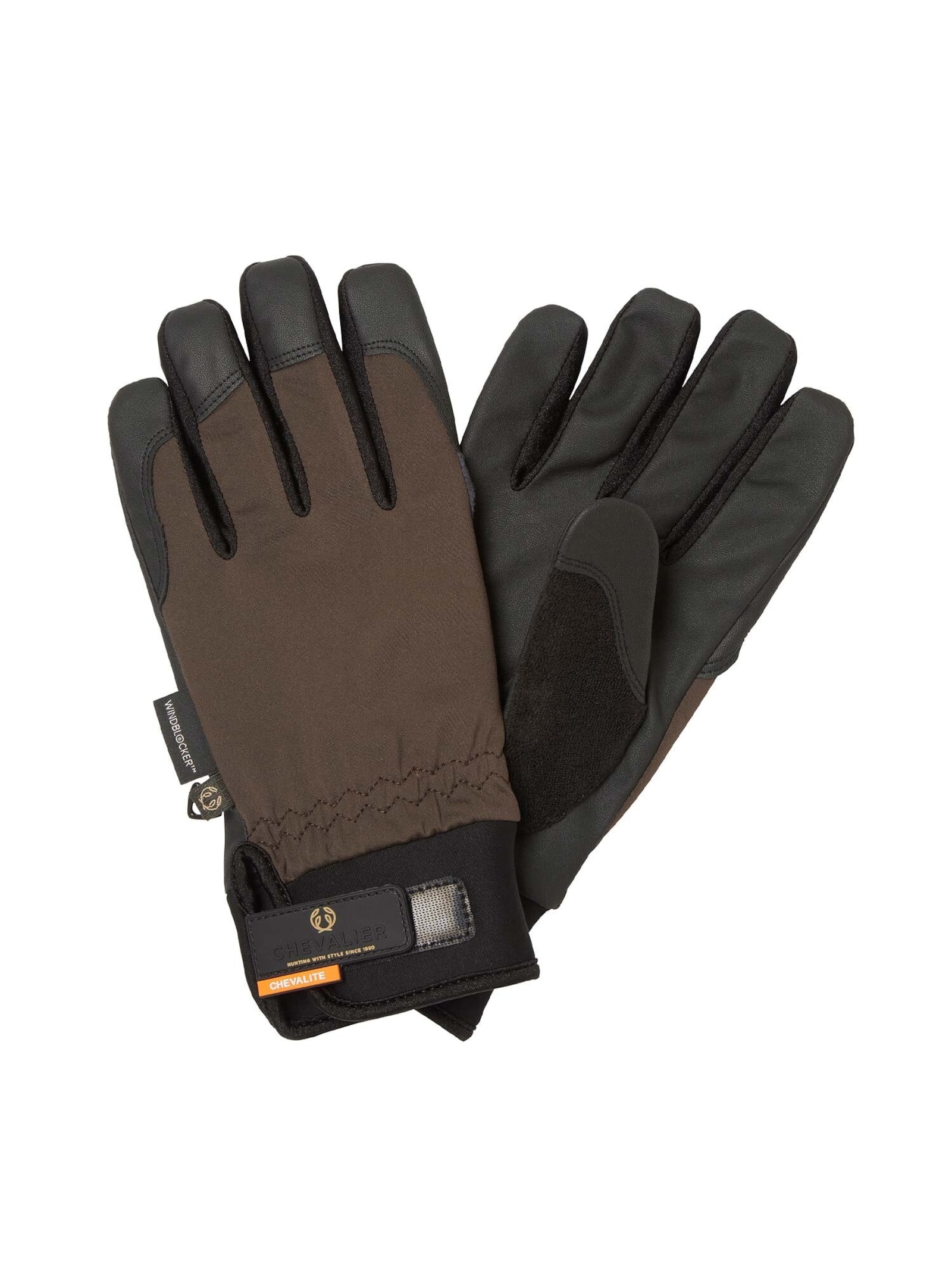 Chevalier Windblocker Shooting Gloves Leather Brown
