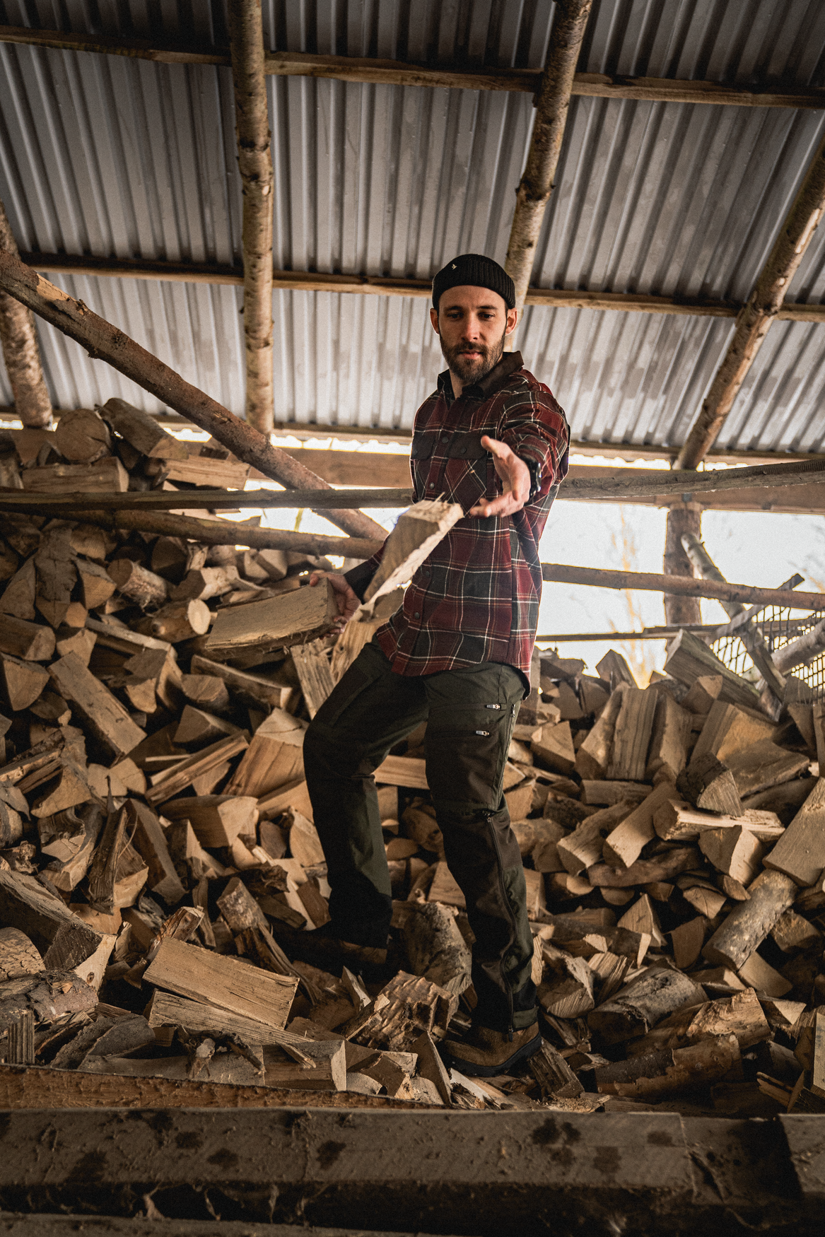 Seeland Glen Flanellskjorta Red forest check 8.jpg