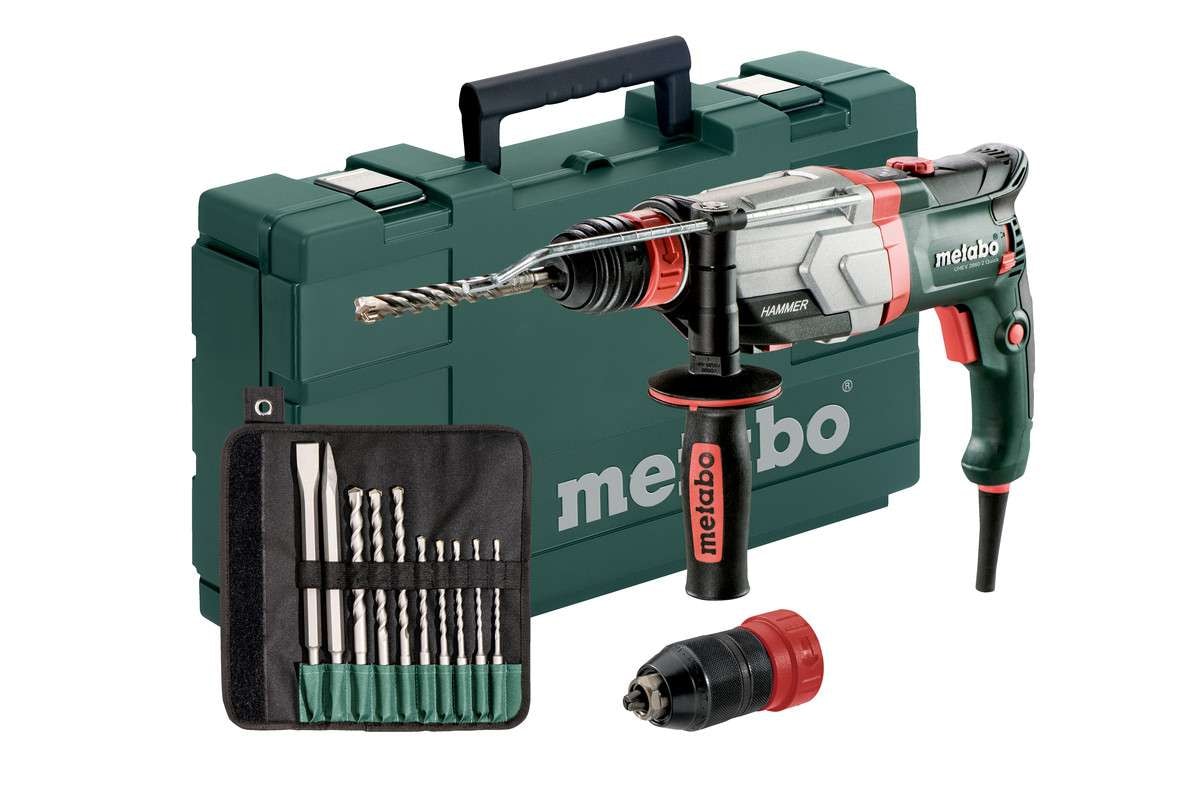 UHEV 2860-2 Quick Set Multihammer metaBOX 145 L; med SDS-plus bor-/ meiselsett