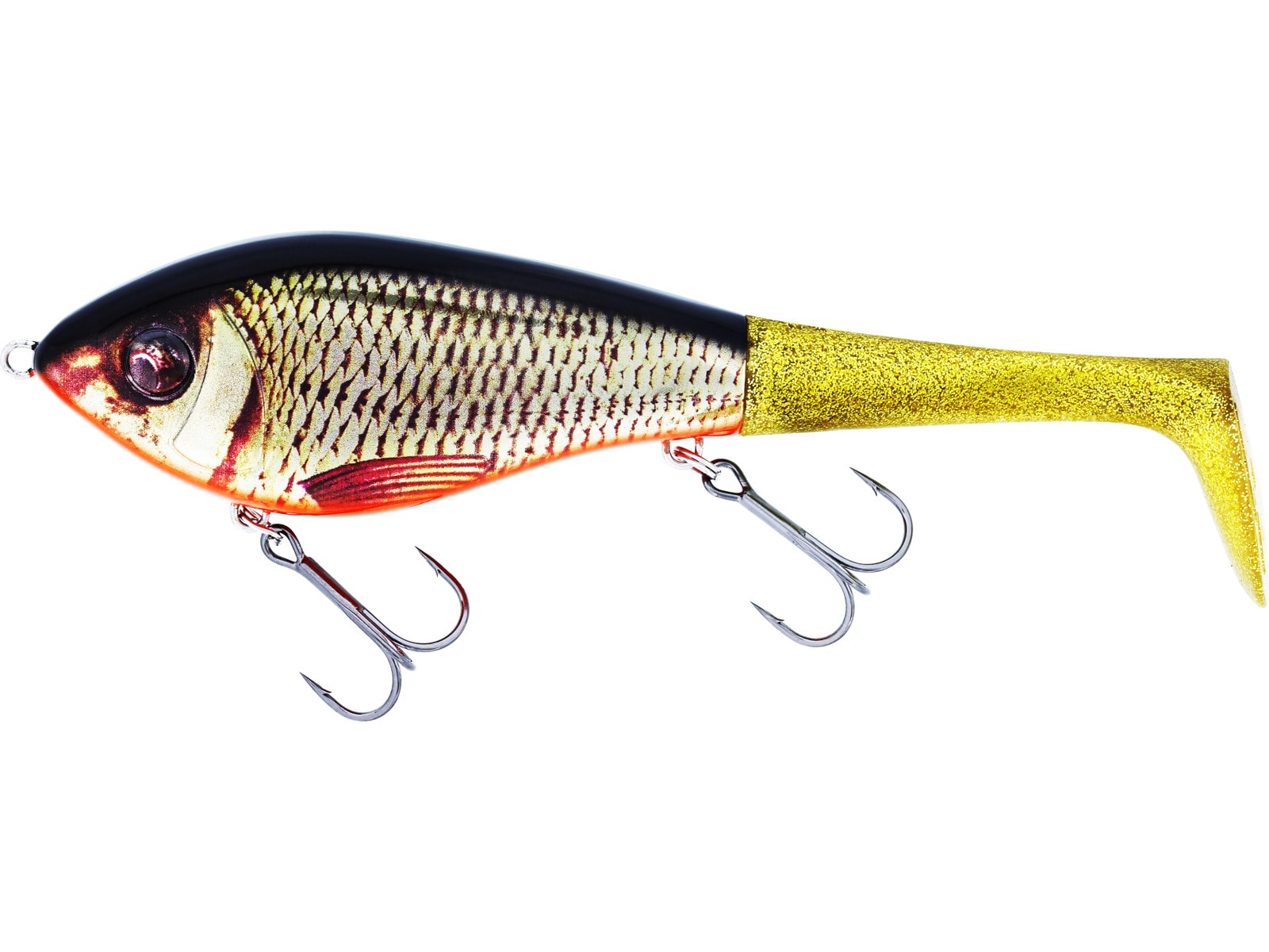 Westin Swim Tail 12cm 68g Sinking Real Rudd 1 Body 2 Tails