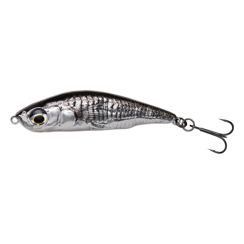 3D Sticklebait Pencil 5,5 cm 7 g Black Silver
