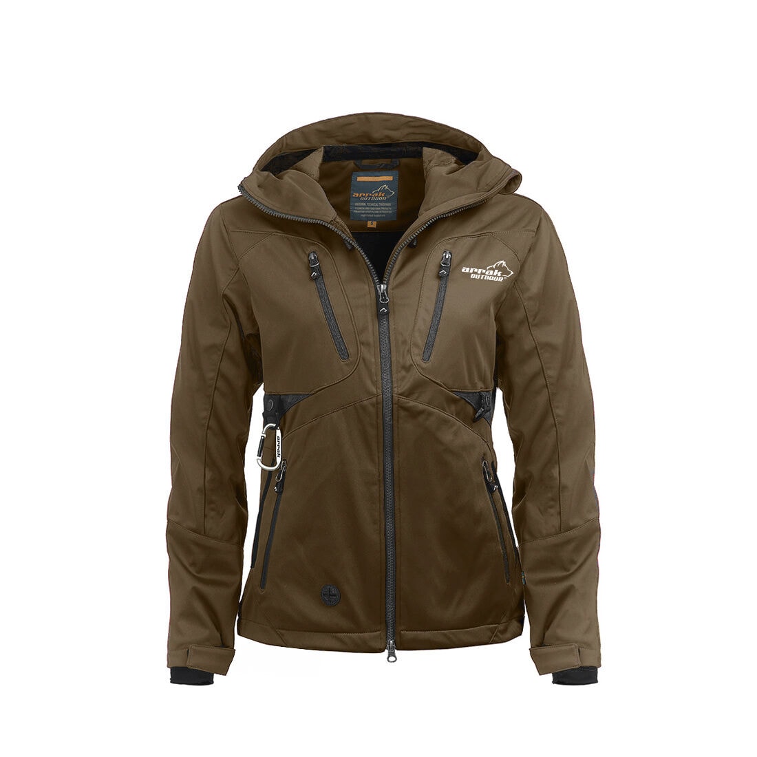 Arrak Akka Softshelljacka Dam Brun S -