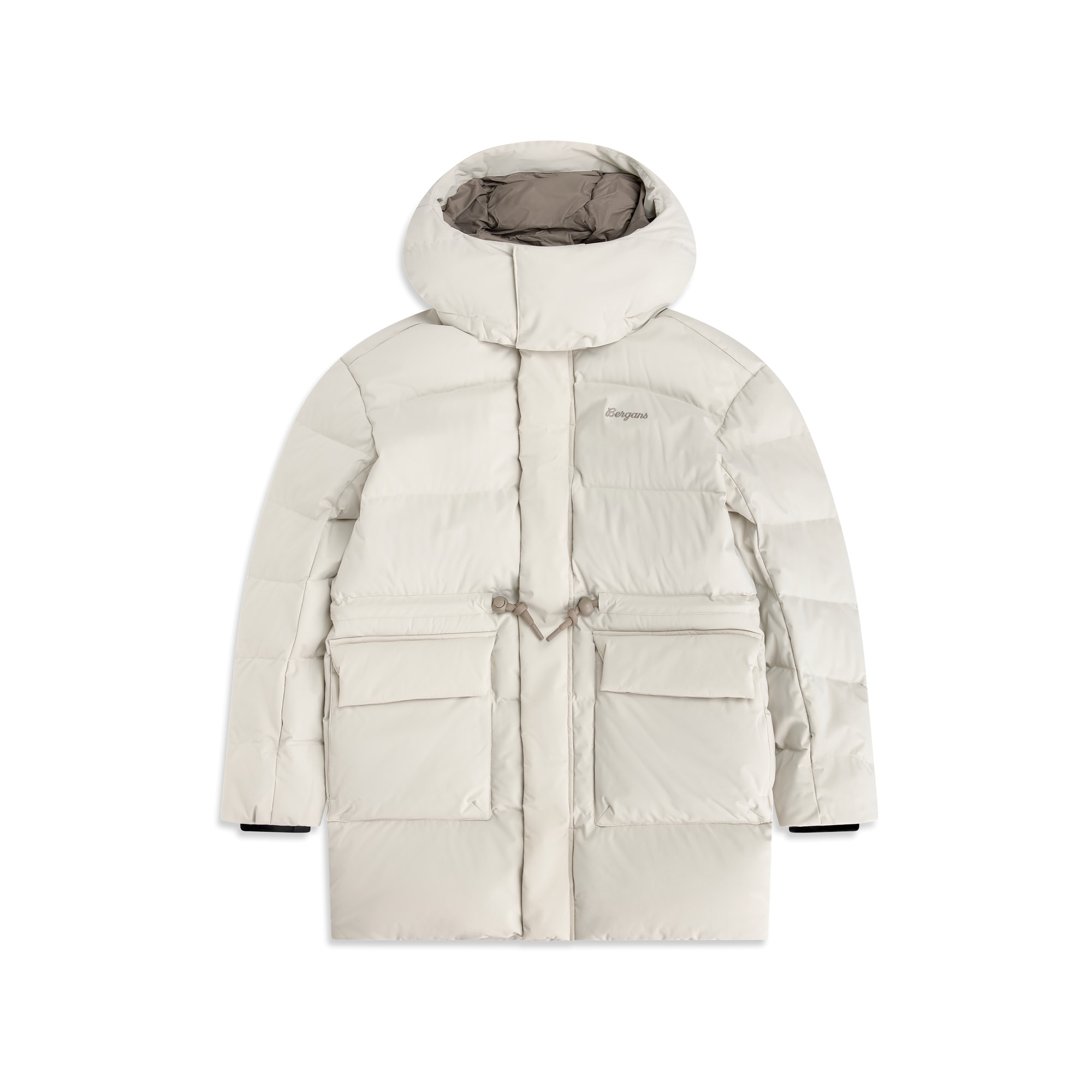 Bergans Dyna Down Hood Jakke Dame Bone White