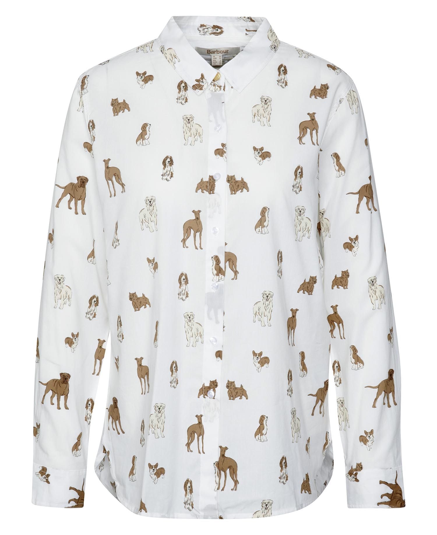 Barbour Safari Shirt Hund Mönster 14