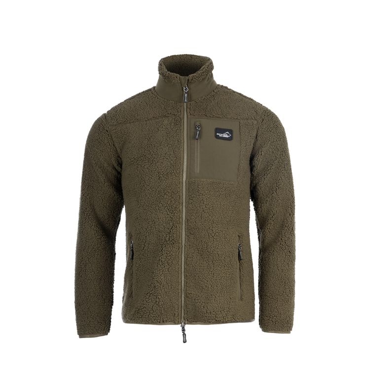 Arrak Sherpa Fleecejacket Men, Olive, XL -