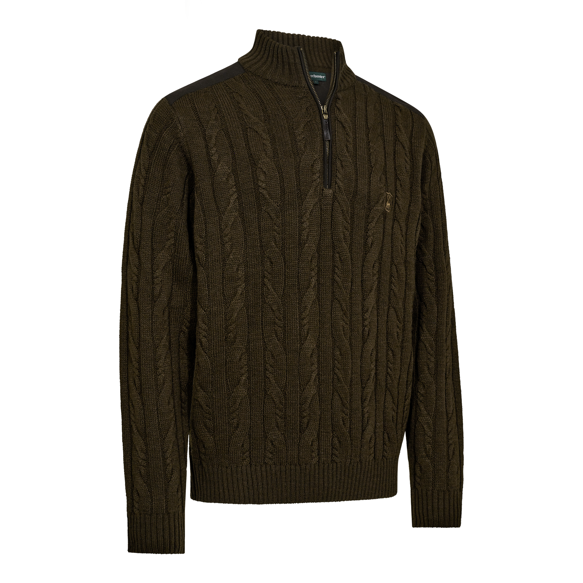 Deerhunter Randall Halvzip-stickad tröja Herr Art Green M