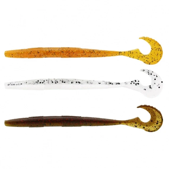 Westin Swimming Worm 13cm 5g Clear Water Mix 7 5pcs
