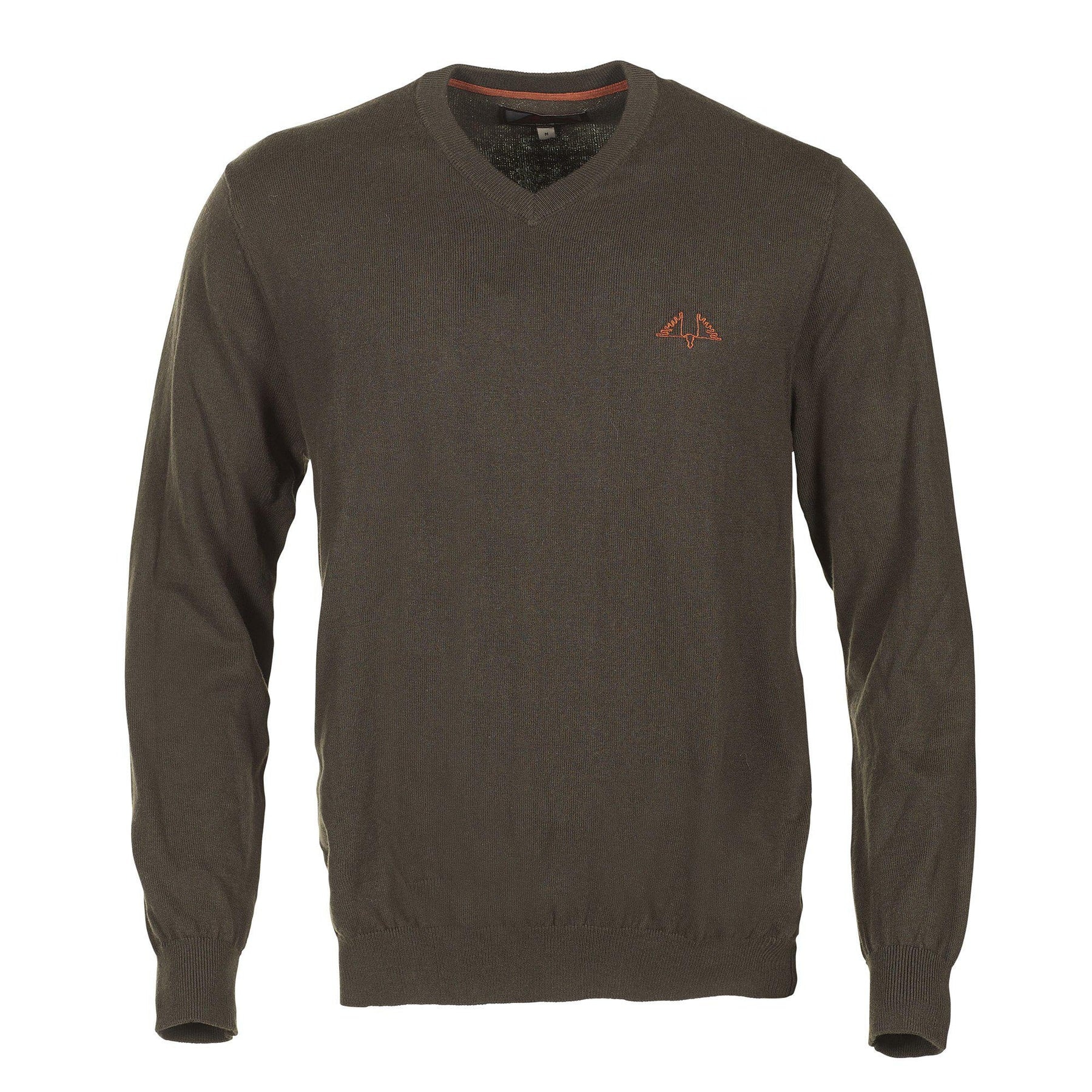 Swedteam Crest V-Neck Pullover Herren Swedteam Grün