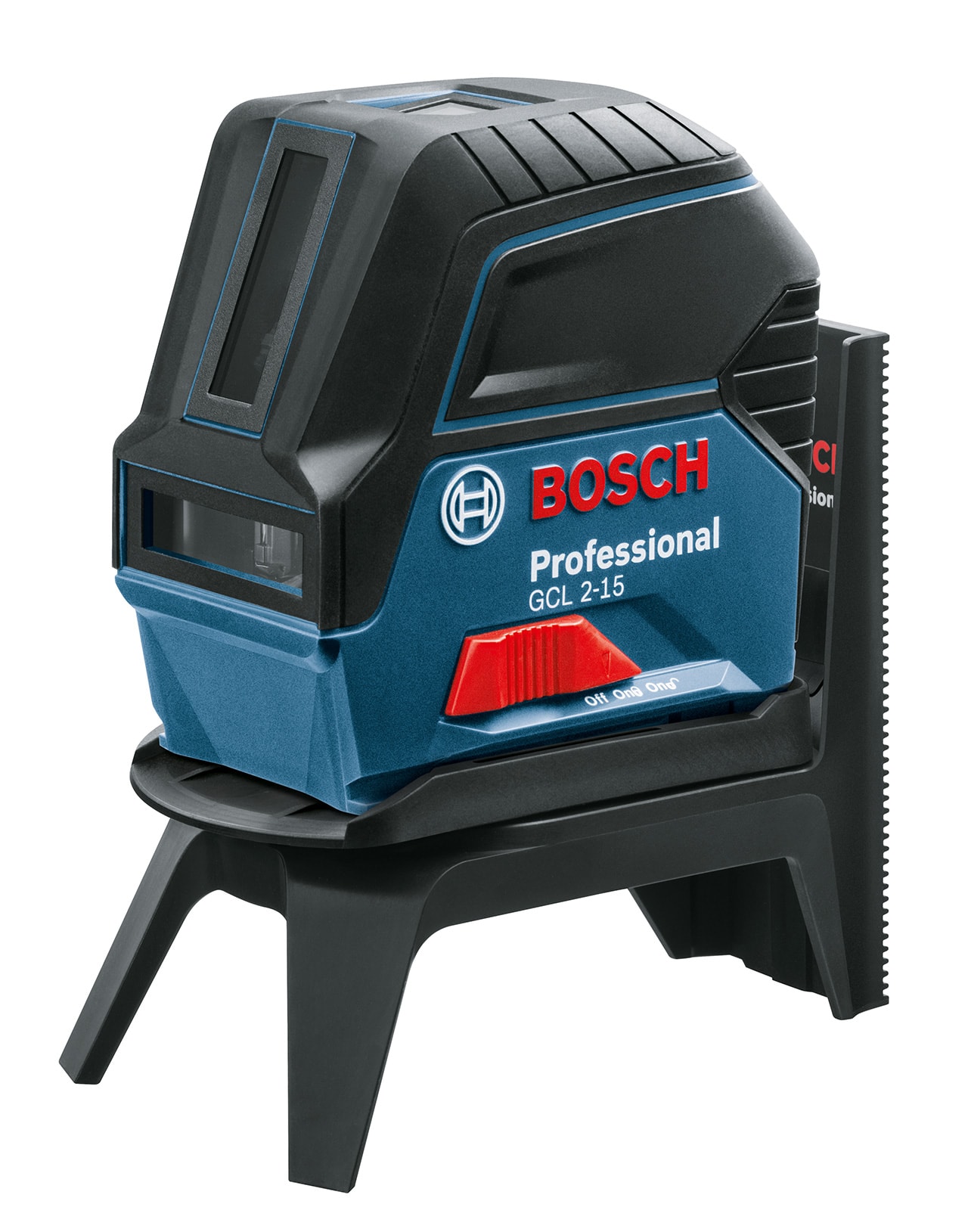 Bosch Kombilaser GCL 2-15 Professional i transportkoffert med 3 batterier (AA), dreibar holder