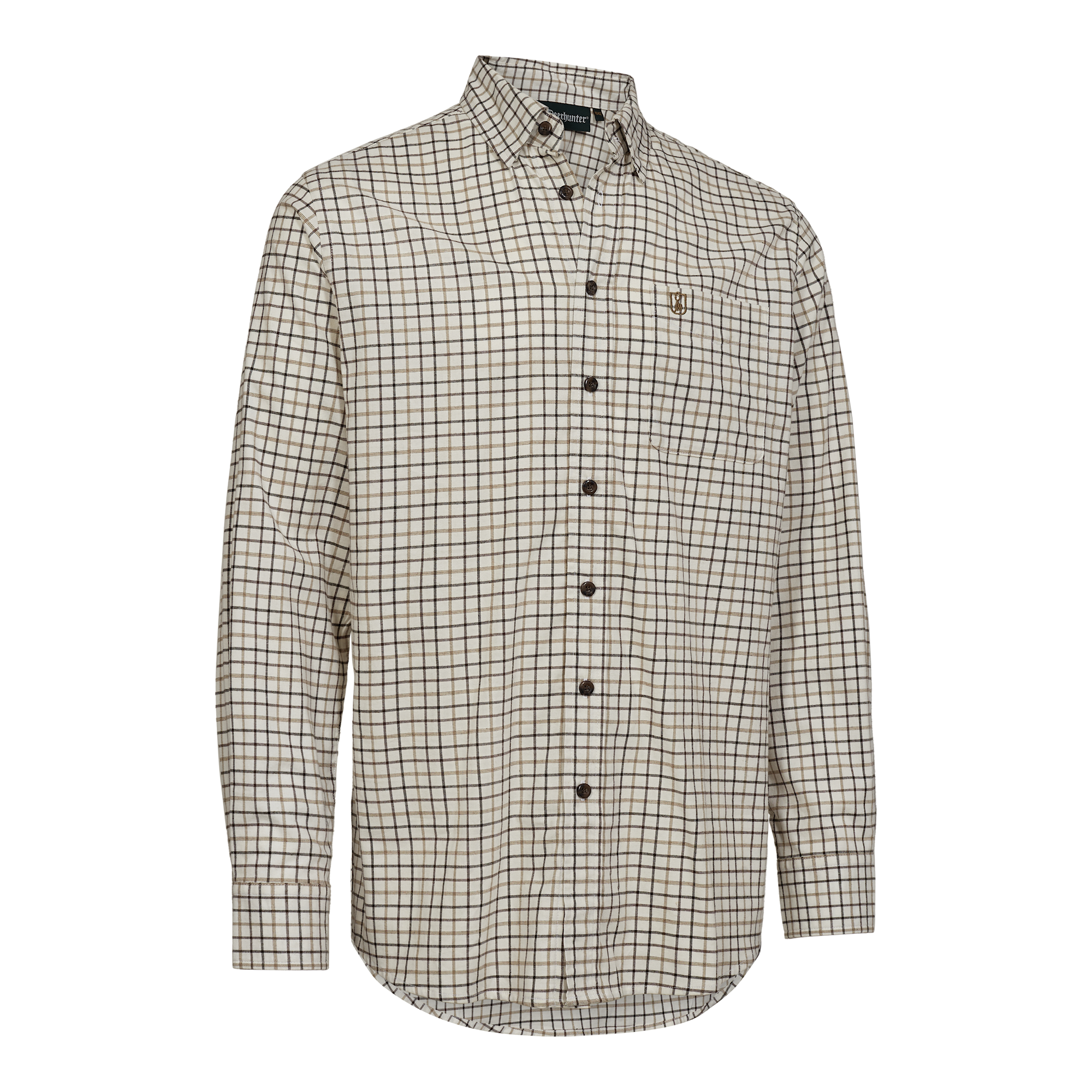 Deerhunter Gavin Skjorta Herr Beige Check