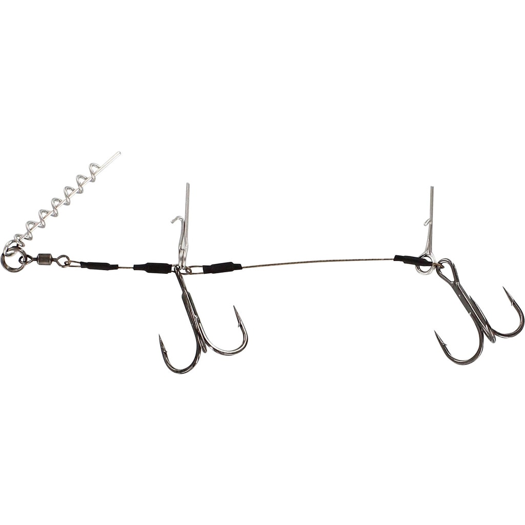 Add-It Shallow Rig Double 1x7 40,8kg 12cm #1/0 2pcs