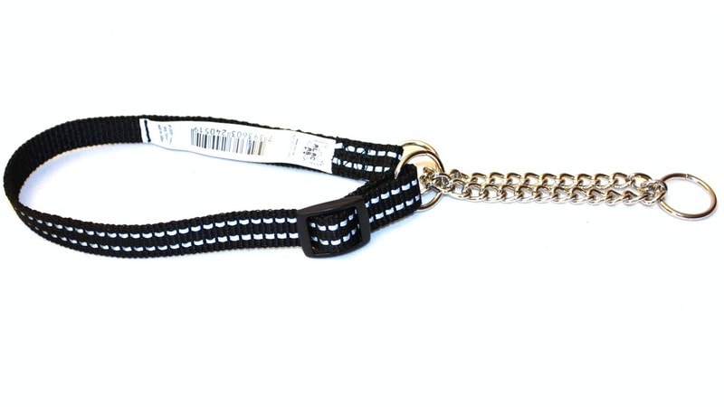 Halsband Svart Reflex 15mm 35-50 Cm