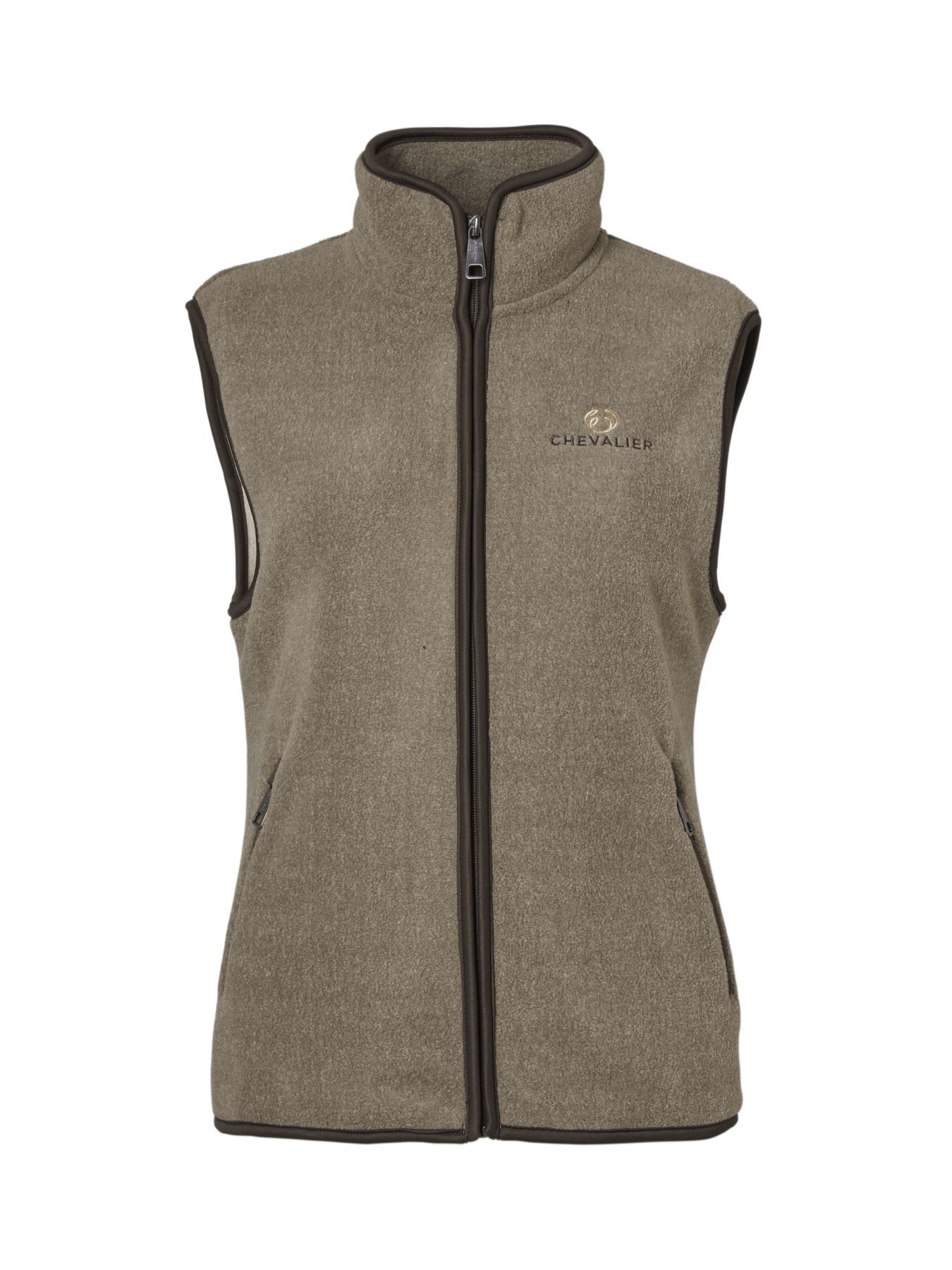 Chevalier Mainstone Fleece Vest Women Saddle Brown 44W -