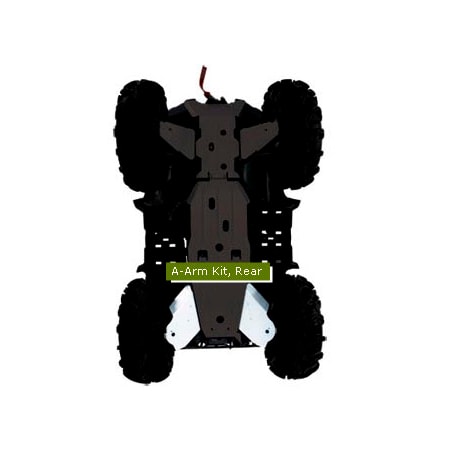 Advarselsskærme til bag A-arme Yamaha Grizzly