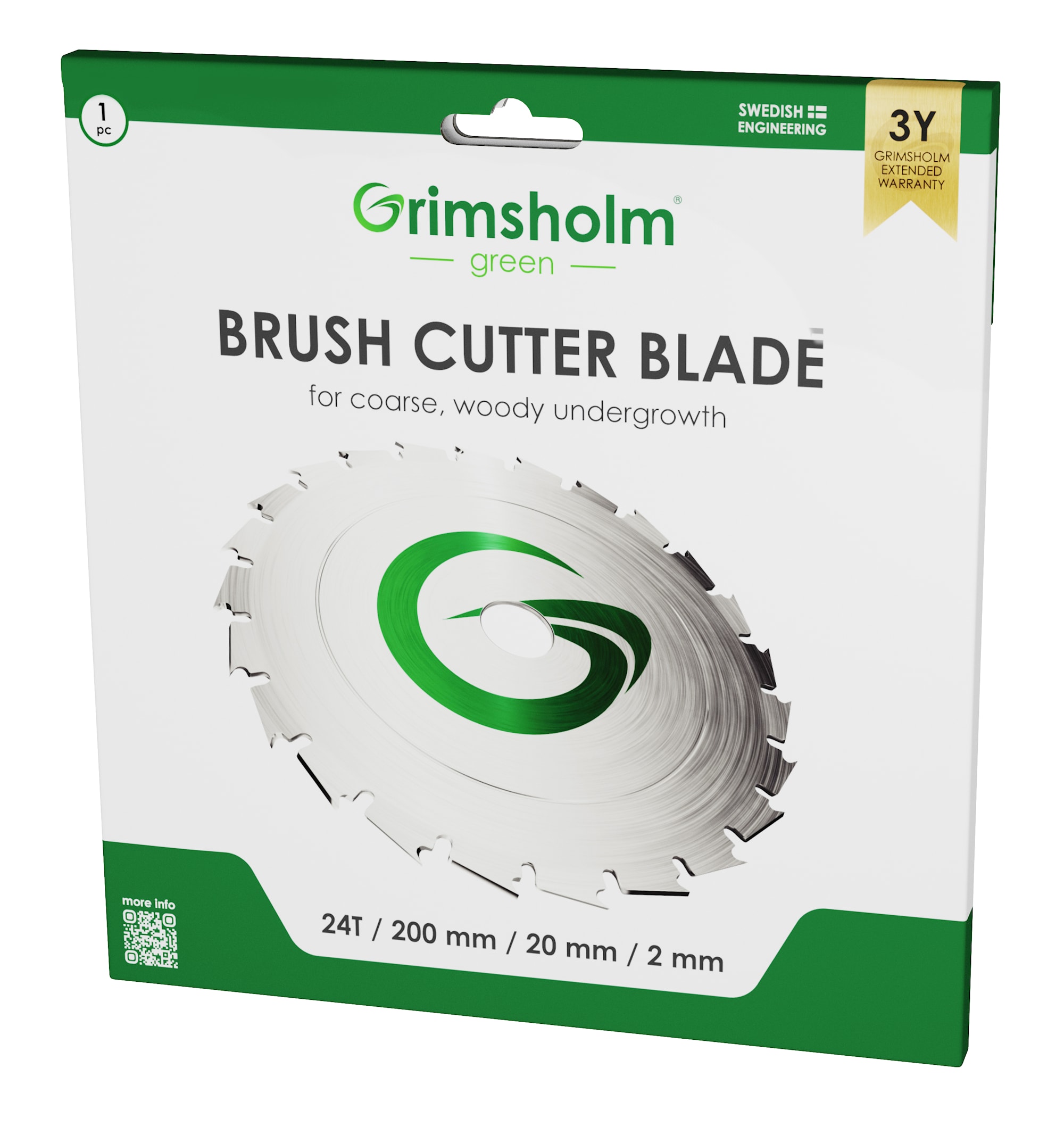 Grimsholm ryddesagblad 200/20/2,0 mm -