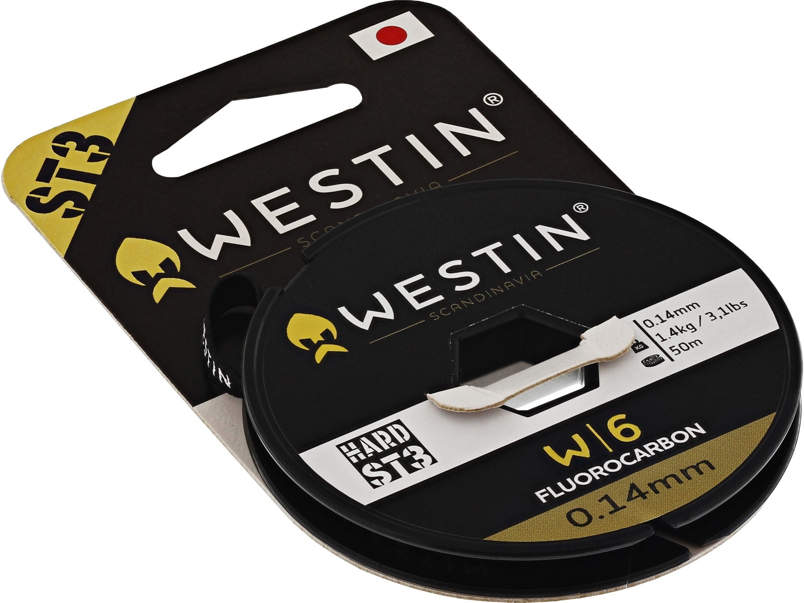Westin W6 ST3 FLUOROCARBON 25M 0.44MM 11.6KG 25.5LBS CLEAR
