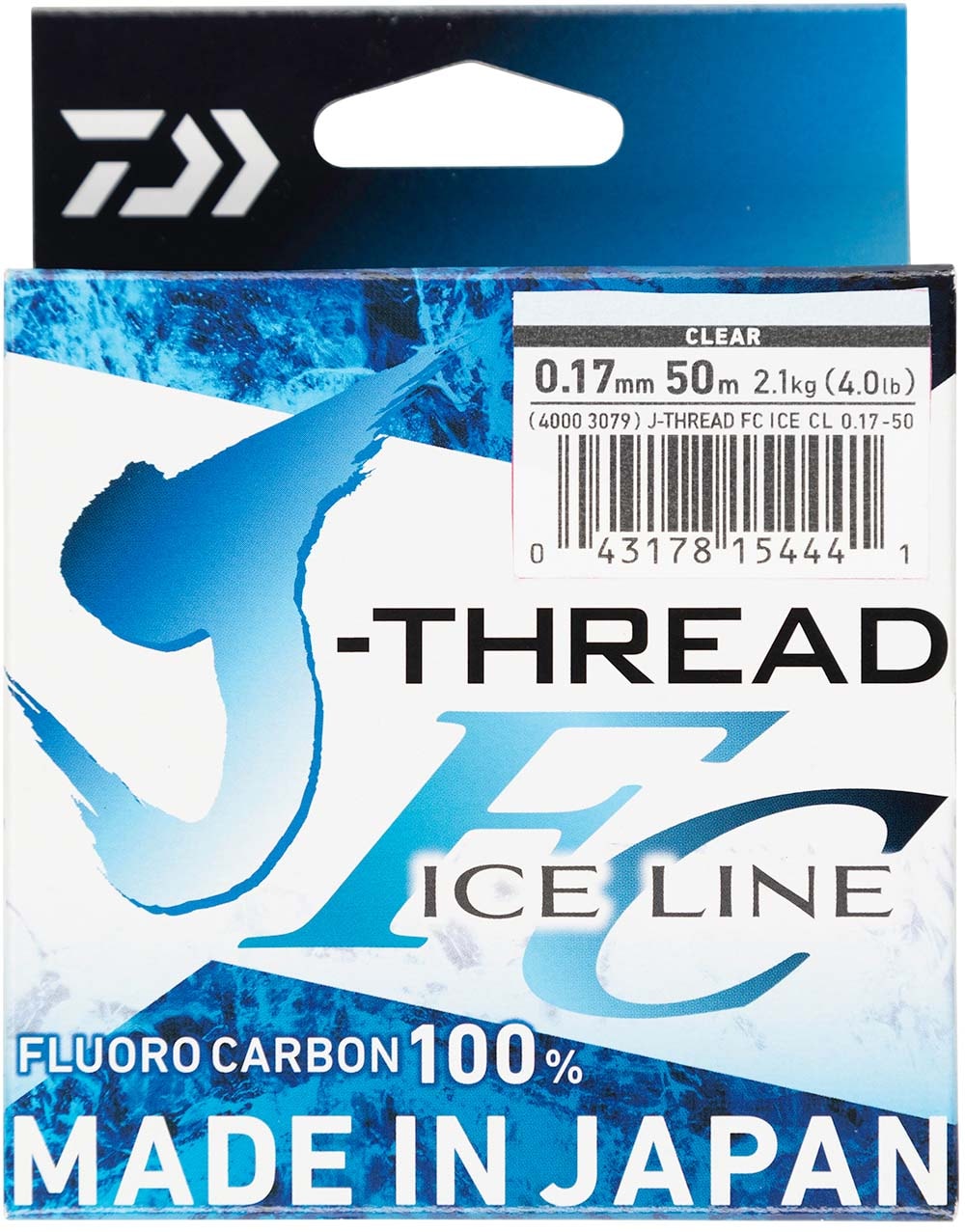 Daiwa J-Thread Fluoro Carbon Ice Line 50m 0.29mm