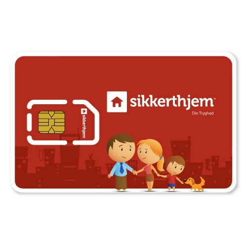 Sikkerthjem Sms-kort