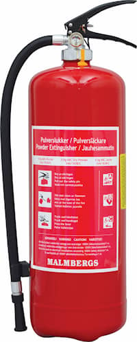 Malmbergs Feuerlöscher Pulver 6 kg 43A Rot