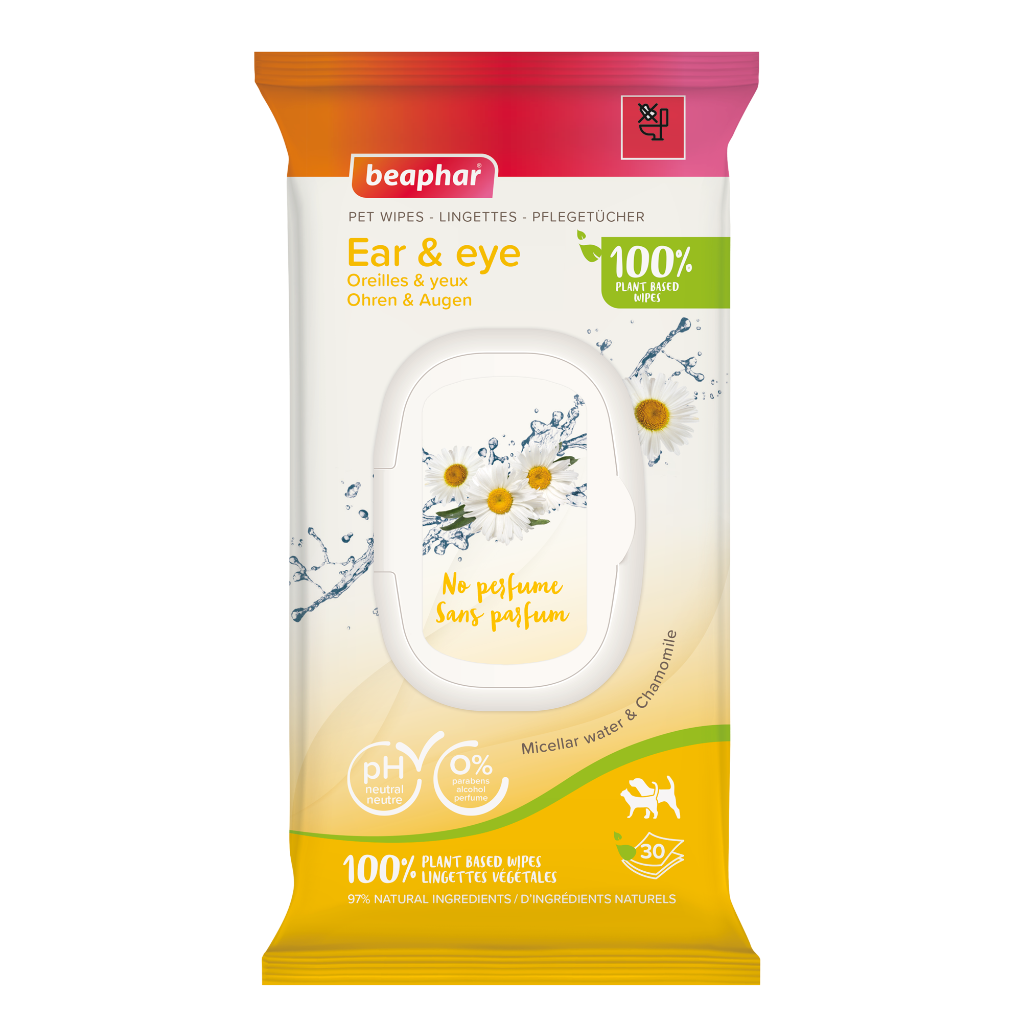Beaphar BIO Pet Wipes Ögon & Öron 30-pack -
