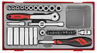 Teng Tools Hylsnyckelsats TT143512 1/4 35 delar