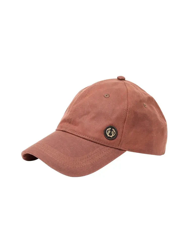 Chevalier Becca Waxed Ponytail Cap Burgundy